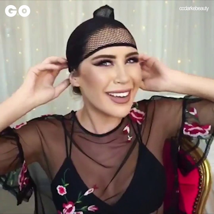 Here's how you slay a synthetic wig!Credit: CC Clarke ,  cclarkebeauty