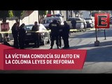 Asesinan a tiros a un automovilista en calles de Iztapalapa