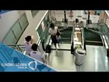 Muere mujer al ser atrapada por escaleras eléctricas en China