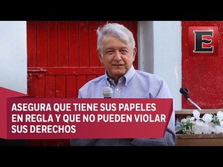 AMLO asegura que no se le negará la entrada a Estados Unidos