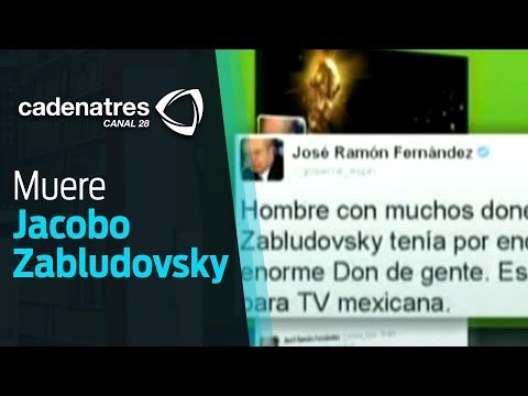 Periodistas y artistas lamentan la muerte de Jacobo Zabludovsky