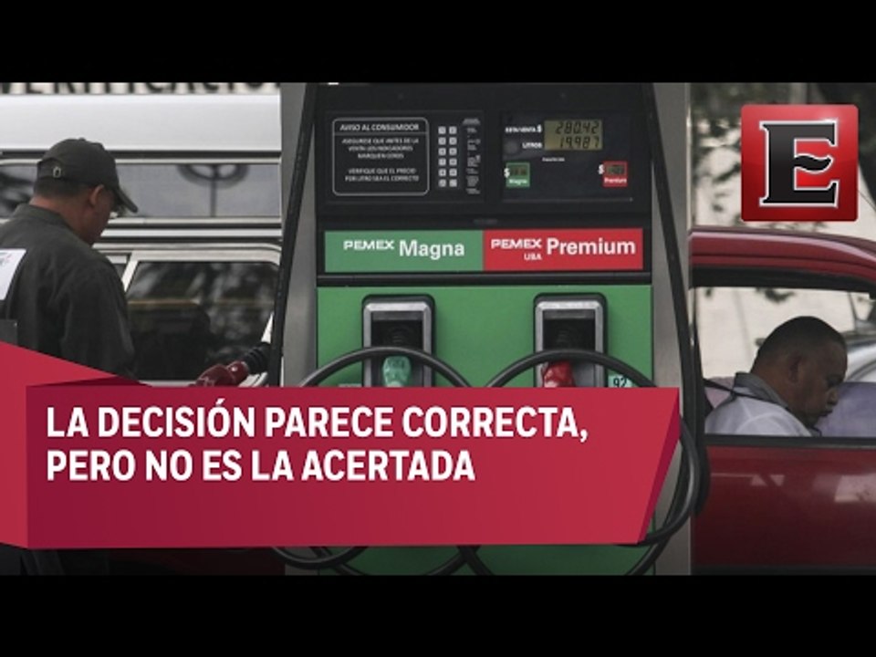 Análisis del aplazamiento al alza del precio de gasolinas