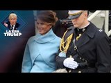 Melania Trump en la ceremonia de investidura presidencial