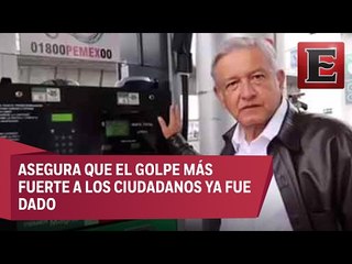 AMLO no apoya el freno al incremento en gasolinas