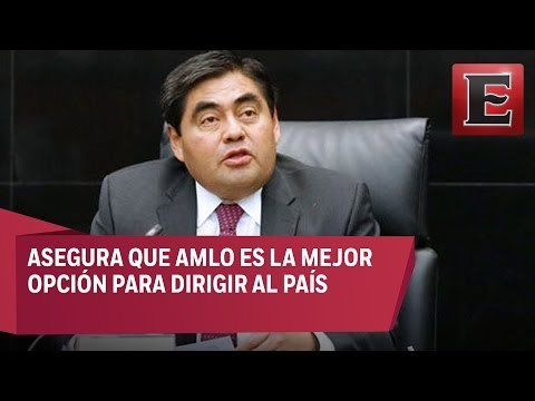 Miguel Barbosa pide votar por AMLO en las elecciones presidenciales