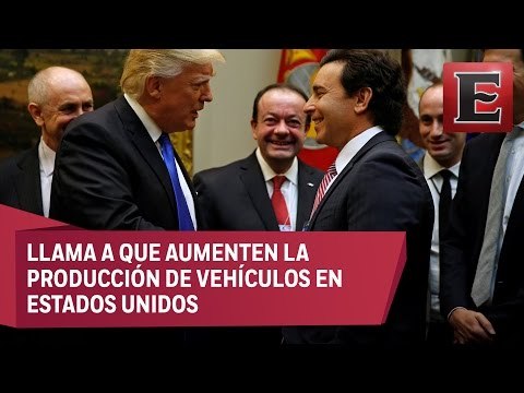 Trump se reúne con directivos de compañías automotrices