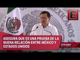 Segob reconoce labor conjunta con EU en materia de seguridad