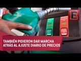 PAN y PRD exigen frenar alza en el costo de las gasolinas