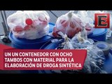 Marinos y federales aseguran en Michoacán precursores químicos