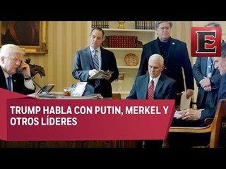 Trump habla por primera vez por teléfono con Putin