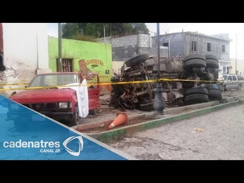 Suman 27 peregrinos muertos por accidente en Mazapil, Zacatecas