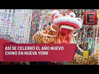 Celebran inicio del Año Nuevo Chino en NY