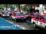 Taxistas capitalinos buscarán amparo contra regulación de Uber y Cabify