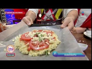 Cocina de solteros: ¡pizza de coliflor! | Sale el Sol