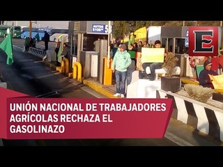 Manifestantes toman caseta de la México-Puebla