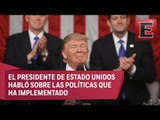 Detalles del mensaje de Trump ante el Congreso de EU
