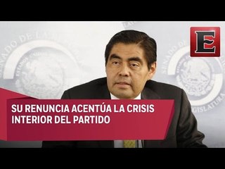 Barbosa renuncia como Coordinador del PRD en el Senado