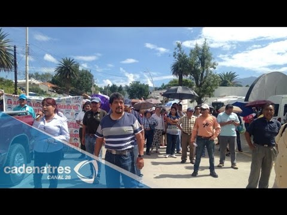 Maestros de Oaxaca amenazan con no iniciar el ciclo escolar 2015-2016