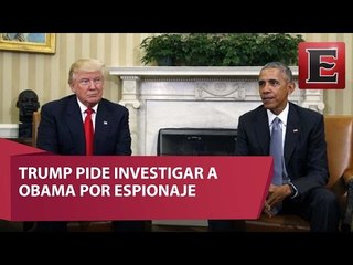 Trump acusa a Obama de intervenir su teléfono antes de las elecciones