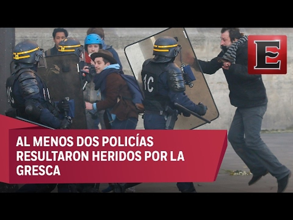 Protestas en París contra el abuso policial acaba en disturbios