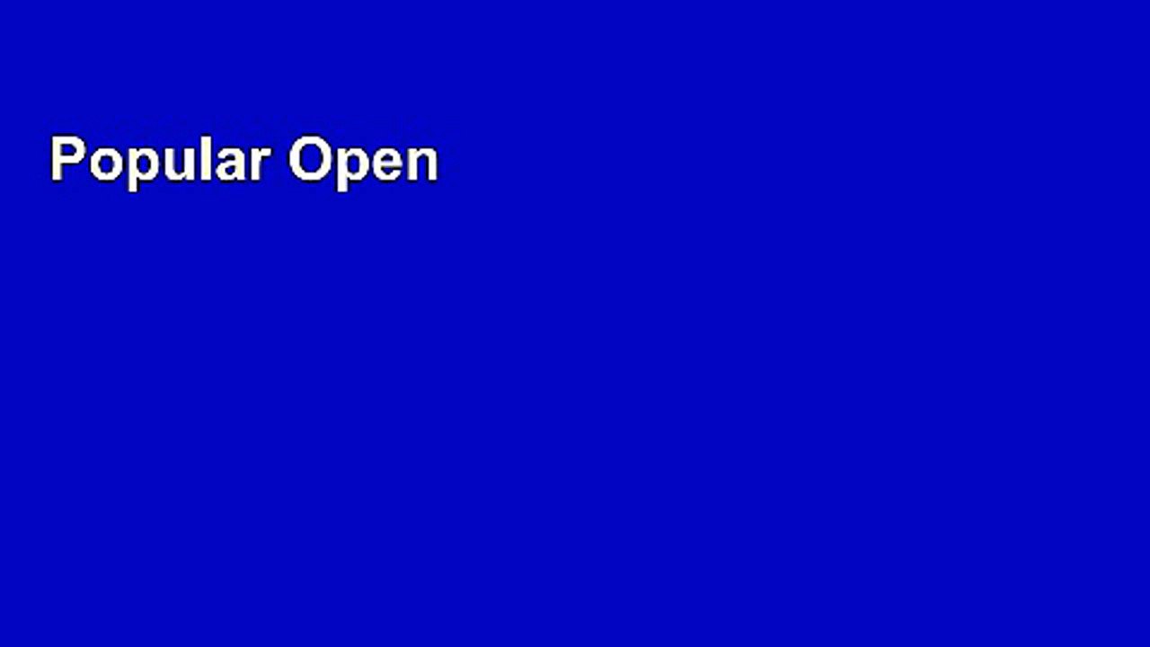 Popular Open Space Technology: A User s Guide Full
