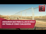 Trabajadores mexicanos refuerzan frontera con Estados Unidos