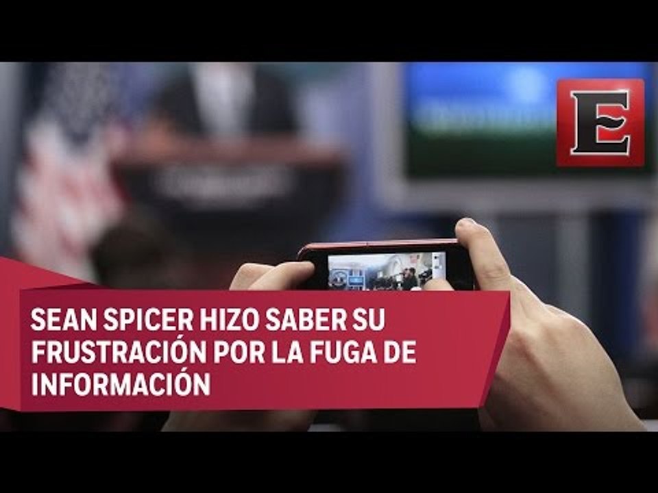 Ordenan revisar celulares de la Casa Blanca por filtraciones
