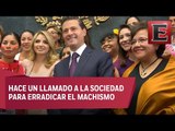 Peña Nieto destaca avances en la equidad de género en México