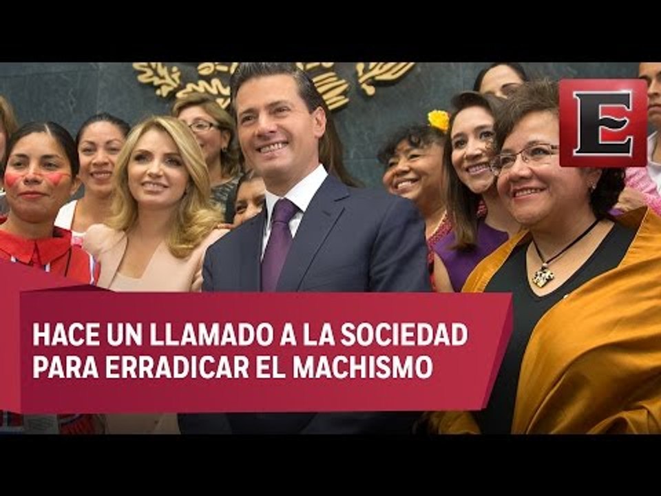 Peña Nieto destaca avances en la equidad de género en México