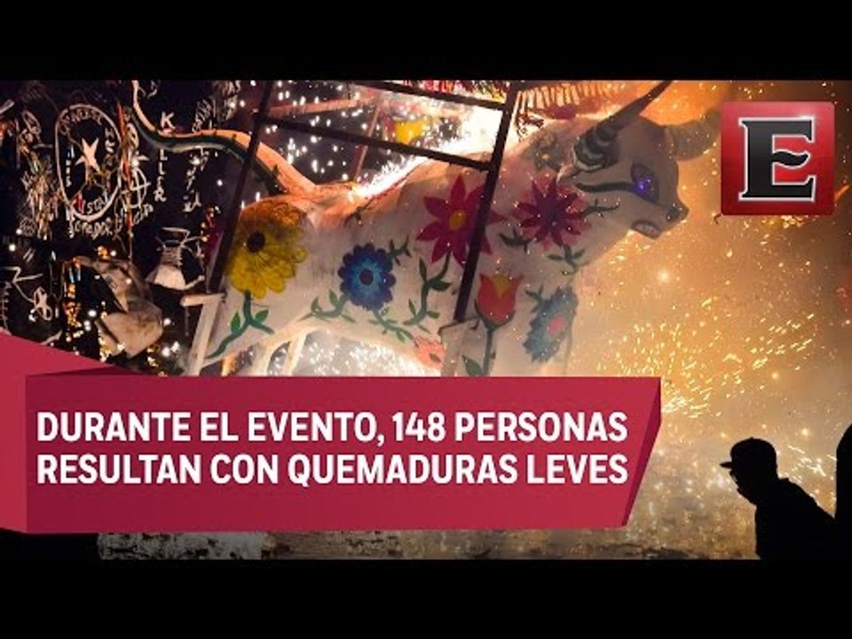 Tultepec realiza quema de “toritos”, pese a explosión