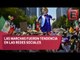 Reacciones en redes sociales tras marcha contra Trump en México