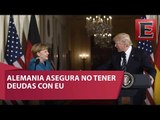 Alemania le responde a Trump; no debemos 