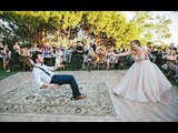 El novio que levita en su baile de bodas paraliza la red