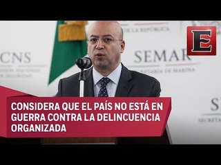 Los delincuentes no son enemigos de México, señala Renato Sales Heredia