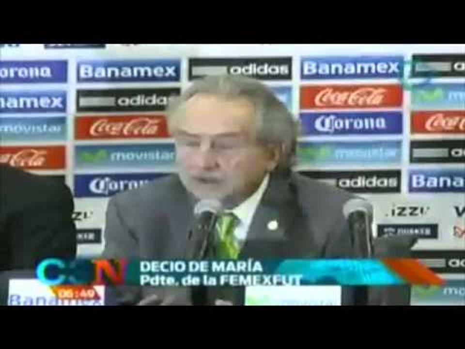 Decio de María presenta el nuevo organigrama de la FEMEXFUT