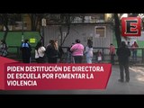 Padres de familia cierran calle en la colonia San Rafael