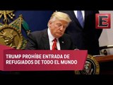 Trump firma nuevo veto migratorio; prohíbe entrada de refugiados