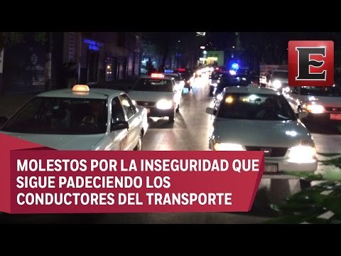 Taxistas de Zacatecas exigen mayor seguridad para su gremio