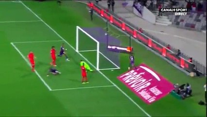 Résumé Toulouse  - Nice (OGCN) vidéo buts de Mathieu Dossevi