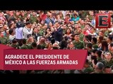 EPN se reunió con familias de las Fuerzas Armadas