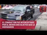 Asesinan a tiros a automovilista en Río Churubusco