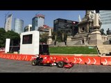 Rugen los motores de Ferrari en Paseo de la Reforma