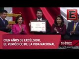 Reconocimiento de la Cámara de Diputados al Periódico Excélsior