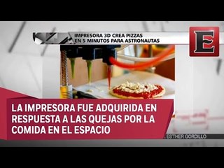 NASA invierte en impresora para pizzas