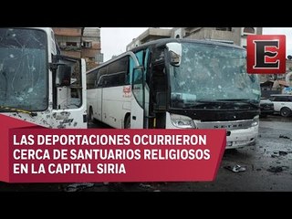 Explosiones en Damasco, Siria, matan a 40 personas