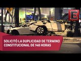 Dictan prisión preventiva al responsable de accidente en Reforma