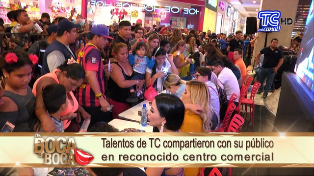 Talentos de TC compartieron con su público en reconocido centro comercial