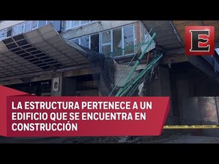 Caída de estructura metálica en Xoco deja dos lesionados