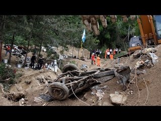 Luto en Guatemala por víctimas de deslave