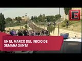 Cristianos celebran Domingo de Ramos en Jerusalem